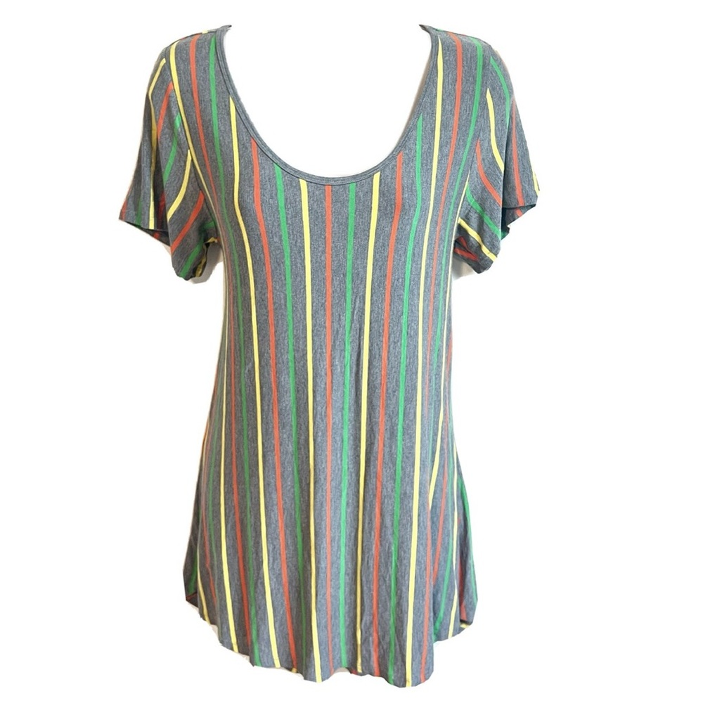 💚 3/$15 LuLaRoe Striped Short Sleeve New Without Tags Very Soft